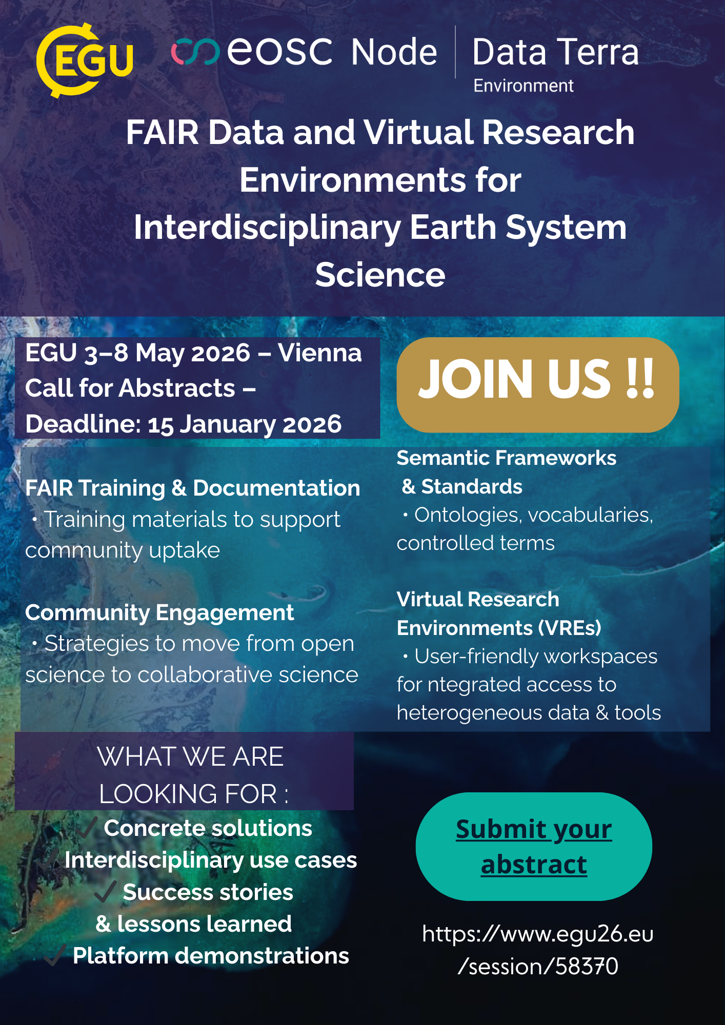 EGU session descritption