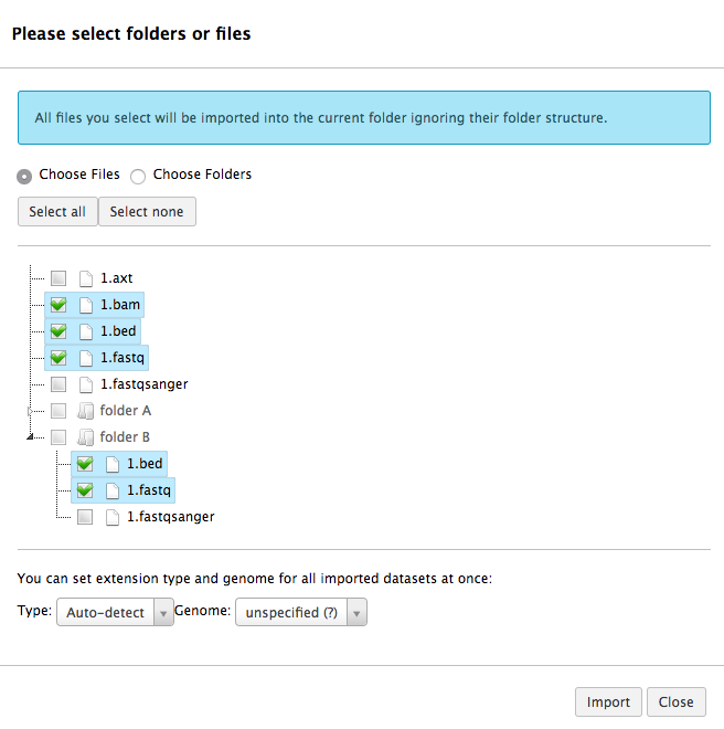 folder a