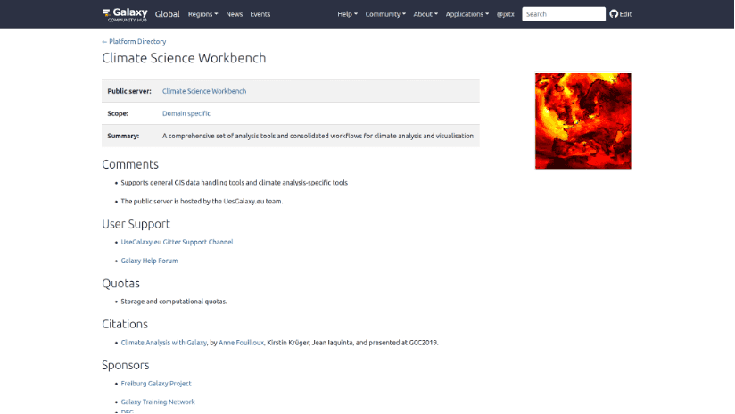 Climate Science Workbench