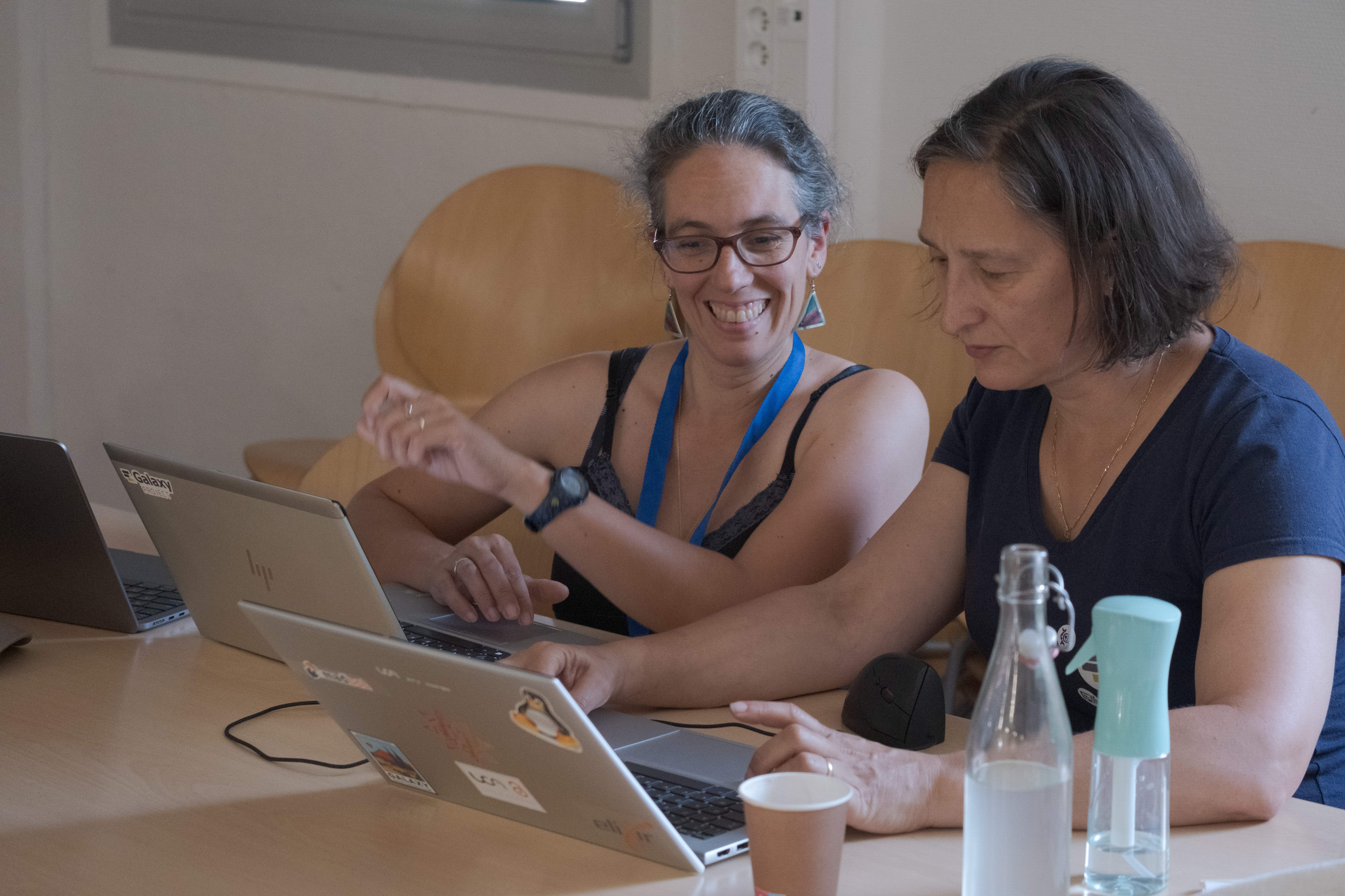 GTN admin training and TPV debugging session during CoFest.