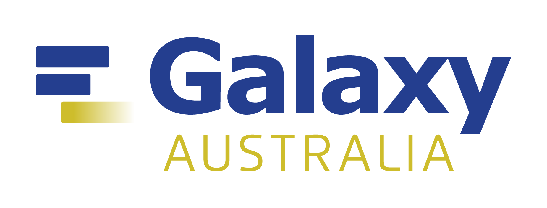 Galaxy Australia Logo, horizontal with transparent background