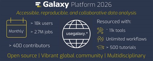The 2026 Galaxy platform update published in Nucleic Acids Research