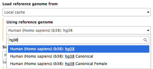 Cached genome