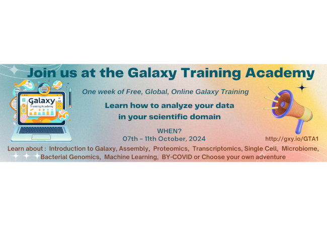 Galaxy Training Academy Announcement