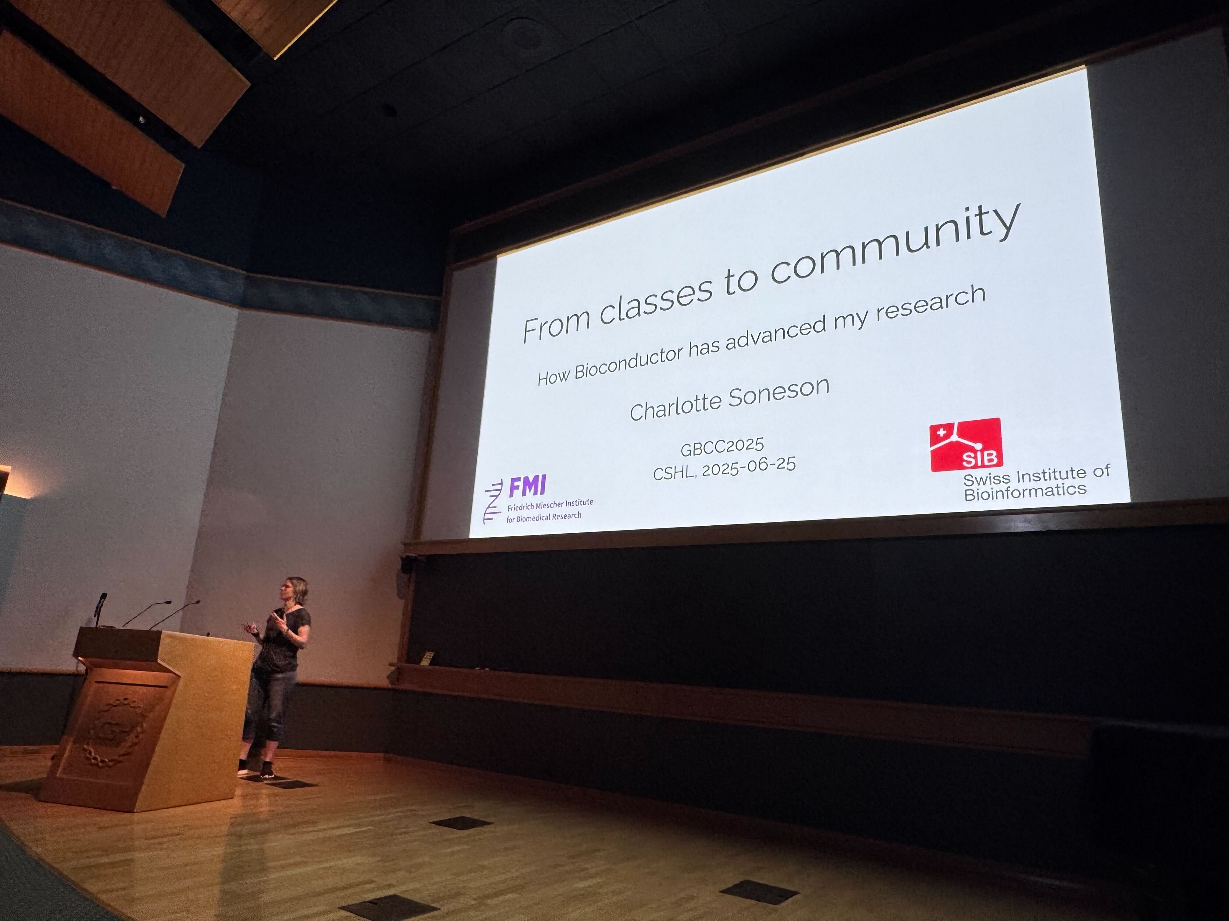 Charlotte's keynote talk